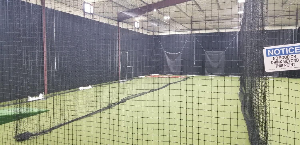 NET ONLY 10' Batting Cage Net ONLY HDPE (60PLY) with Door and Free BACKSTOP 10 x 12 x 30, 10 x 12 x 40 x 10 x 12 x 50, 10 x 12 x 60 Heavy Duty Baseball