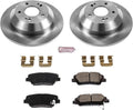 PowerStop Rear Brake Kit for Hyundai Santa Fe 2010-18 |Santa Fe Sport 2013-18 |Kia Sorento 2011-15 - Z17 Ceramic Brake Pads & Disc Rotors Replacement, KOE7507