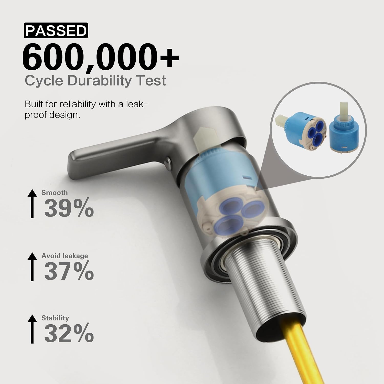 SUMERAIN Roman Tub Faucet Brushed Nickel Bathtub Faucet Set with Handheld Shower Sprayer