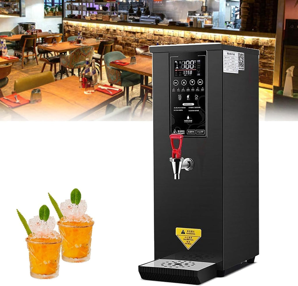 Commercial Hot Water Boiler,Autofill Hot Water Dispenser,with Digital Control Panel, Auto Temperature Control,for Tea & Coffee (Black)