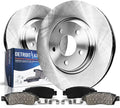 Detroit Axle - Front Brake Kit for 2007 2008 2009 Ford Edge Lincoln MKX, Brake Rotors Ceramic Brakes Pads Replacement : 11.65' inch Front Rotor