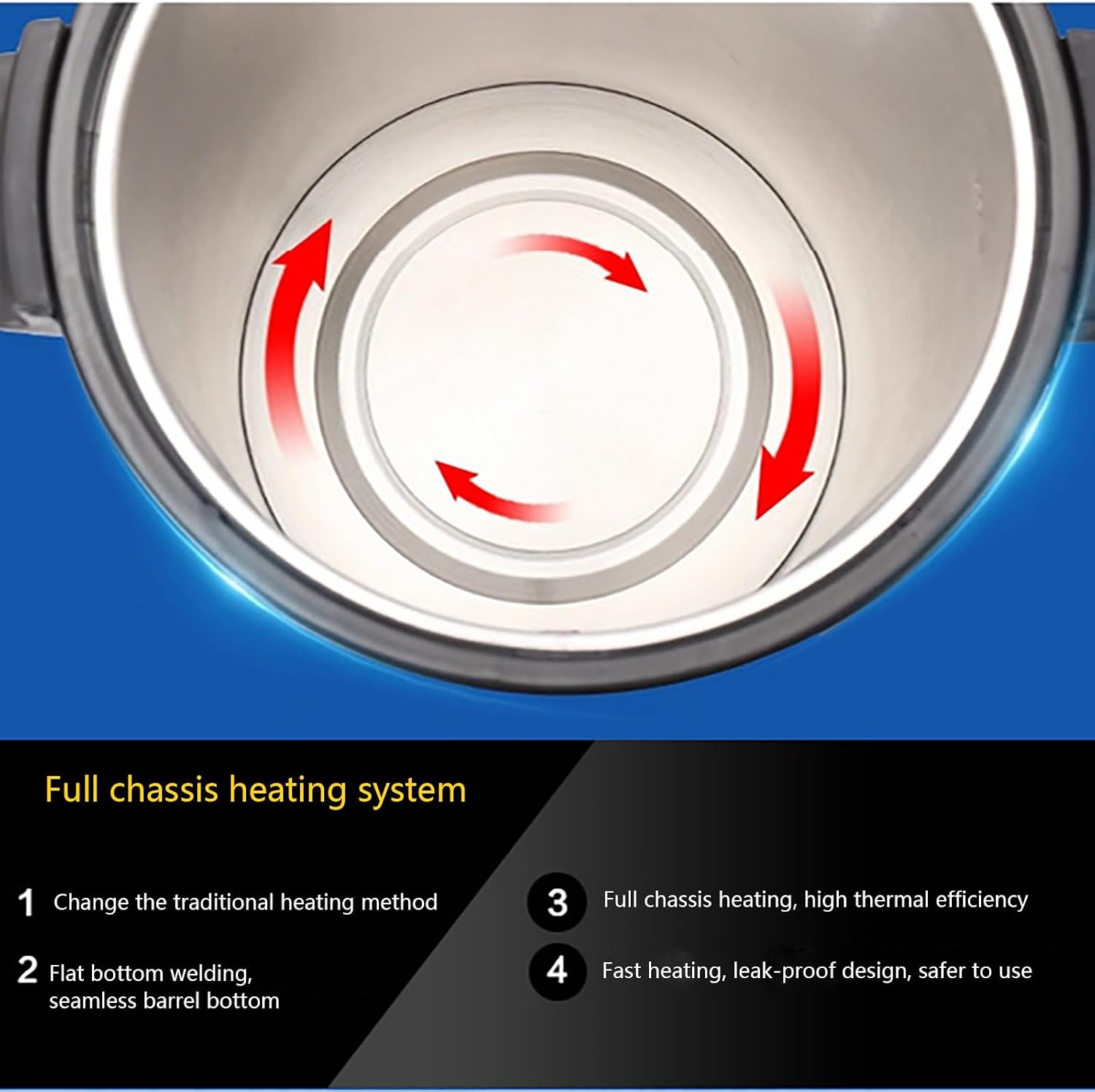 Commercial Large Capacity Stainless Steel Hot Water Dispenser Temperature Control Electric Boiling Bucket for Coffee Shops Milk Tea Shops Restaurants,35L
