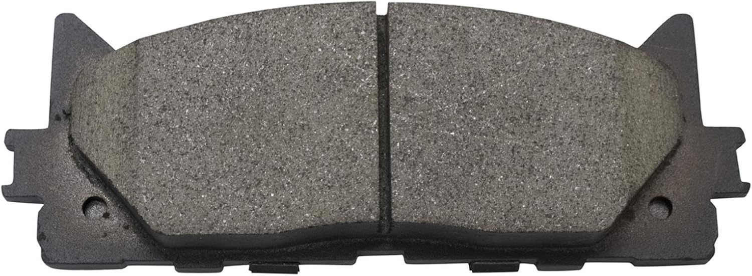 TRQ Front Brake Pad and Rotor Set Ceramic Vented Rotors Calipers Compatible with 2007-2012 Lexus ES350 2007-2011 Toyota Camry