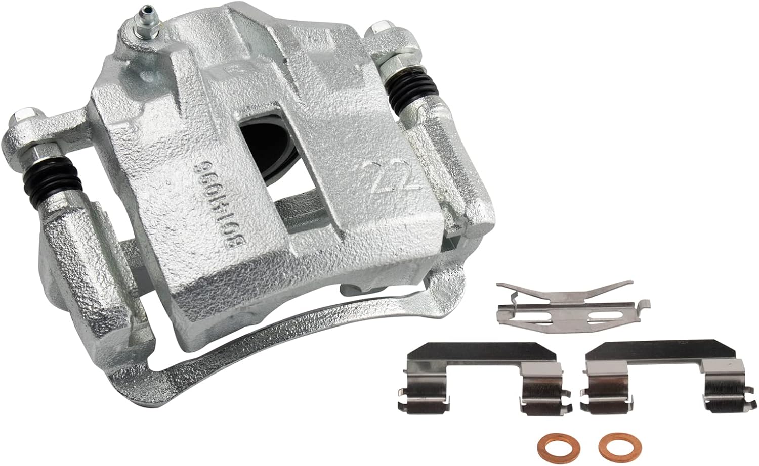 TRQ Front Brake Pad and Rotor Set Ceramic Vented Rotors Calipers Compatible with 2002 Hyundai Elantra