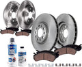 Detroit Axle - 10pc Brake Kit for 14-15 Chevy Cruze Volt 12-17 Buick Verano Orlando, Disc Brake Rotors Ceramic Brakes Pads Replacement: 11.81' inch Front and 11.50' inch Rear Rotors