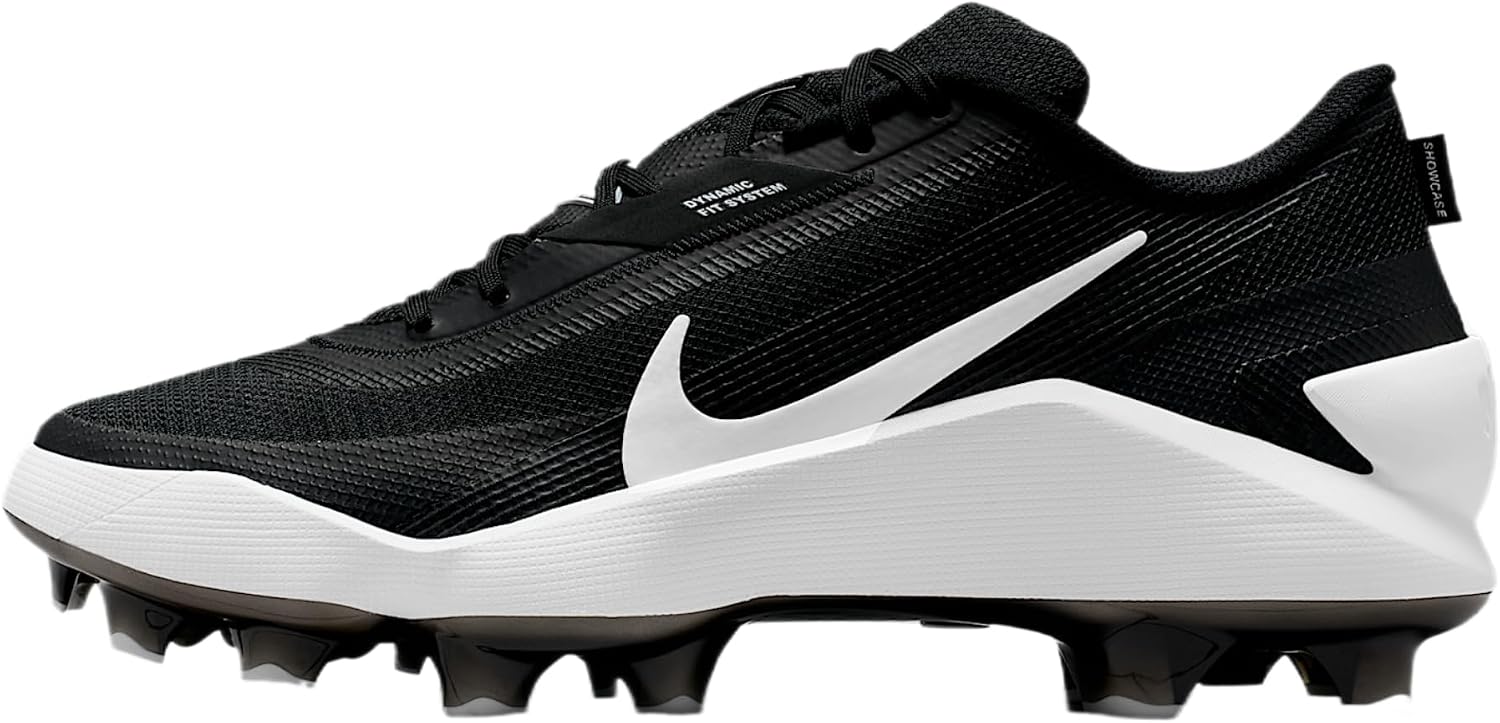 Nike Diamond Showcase MCS Baseball Cleats (Black/White)