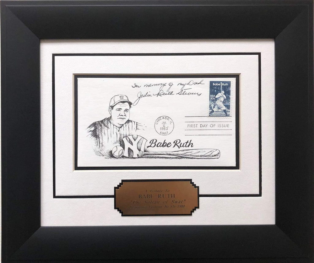 Tribute to Babe Ruth First Day Cover Stamp Baseball Limited Edition 12.5' Wide and 11' high