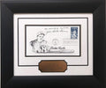 Tribute to Babe Ruth First Day Cover Stamp Baseball Limited Edition 12.5' Wide and 11' high