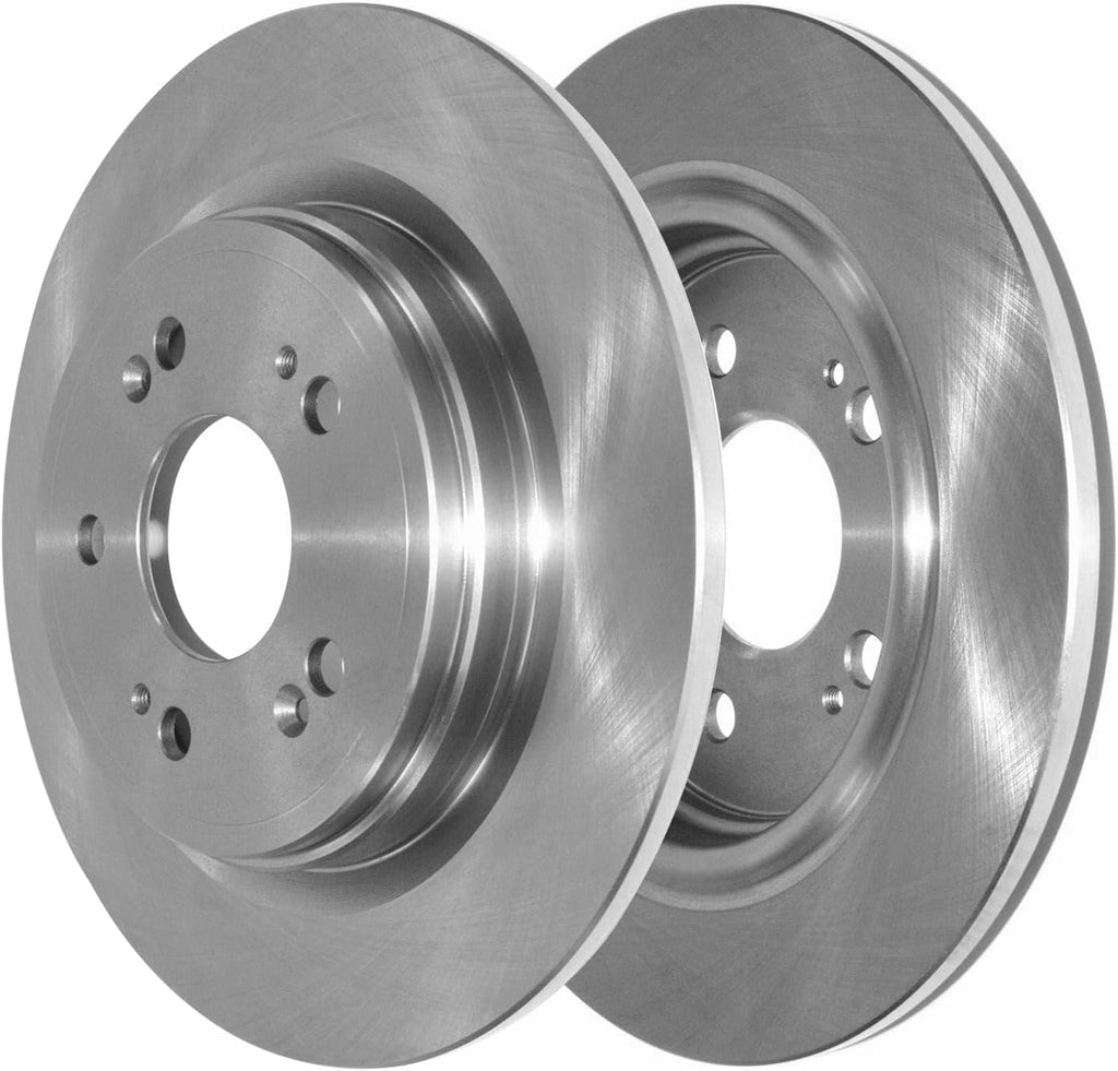 Detroit Axle - Brake Kit for Acura 2014 2015 2017 2018 RLX [Sport Hybrid SH-AWD], Disc Brakes Rotors Ceramic Brake Pads Replacement: 12.99' inch Front and 12.20' inch Rear Rotors