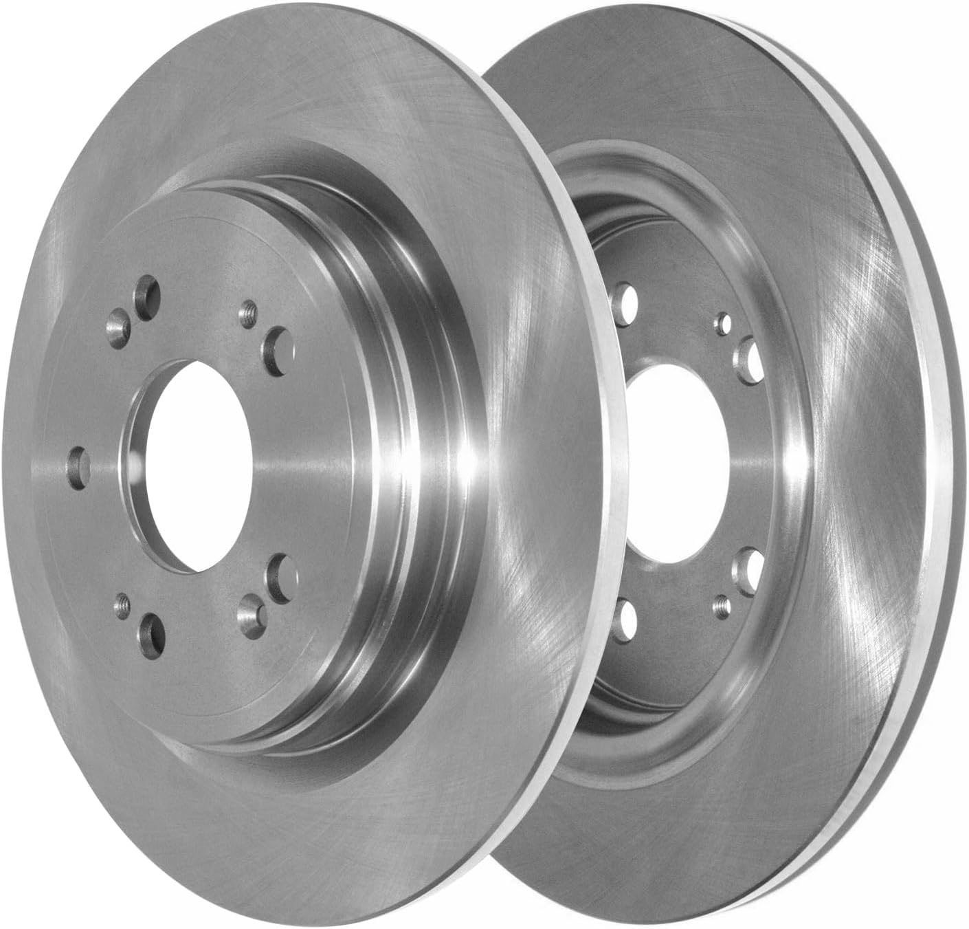 Detroit Axle - Brake Kit for Acura 2014 2015 2017 2018 RLX [Sport Hybrid SH-AWD], Disc Brakes Rotors Ceramic Brake Pads Replacement: 12.99' inch Front and 12.20' inch Rear Rotors