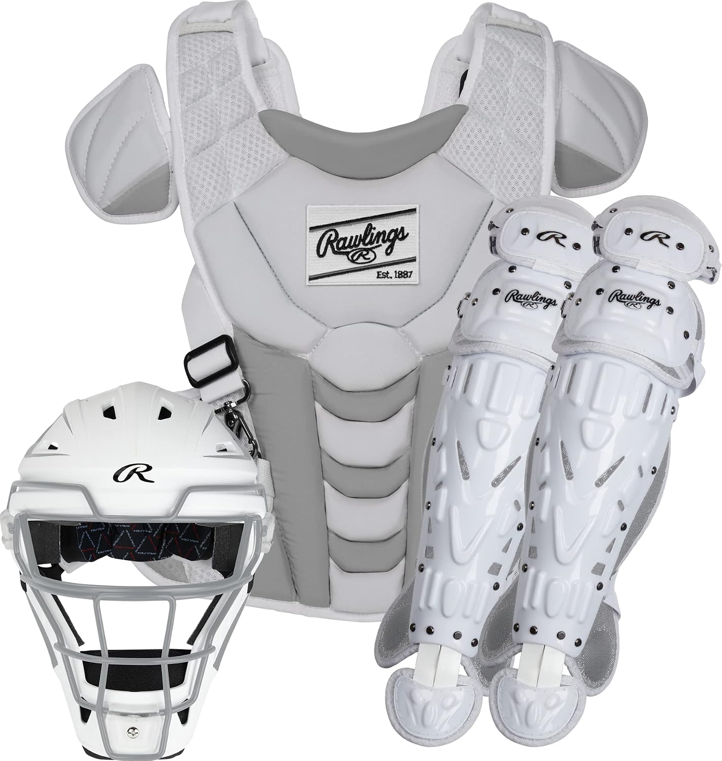 Rawlings | Velo Fastpitch Softball Catcher's Set | NOCSAE Certified | Adult | Intermediate | Youth | Multiple Colors