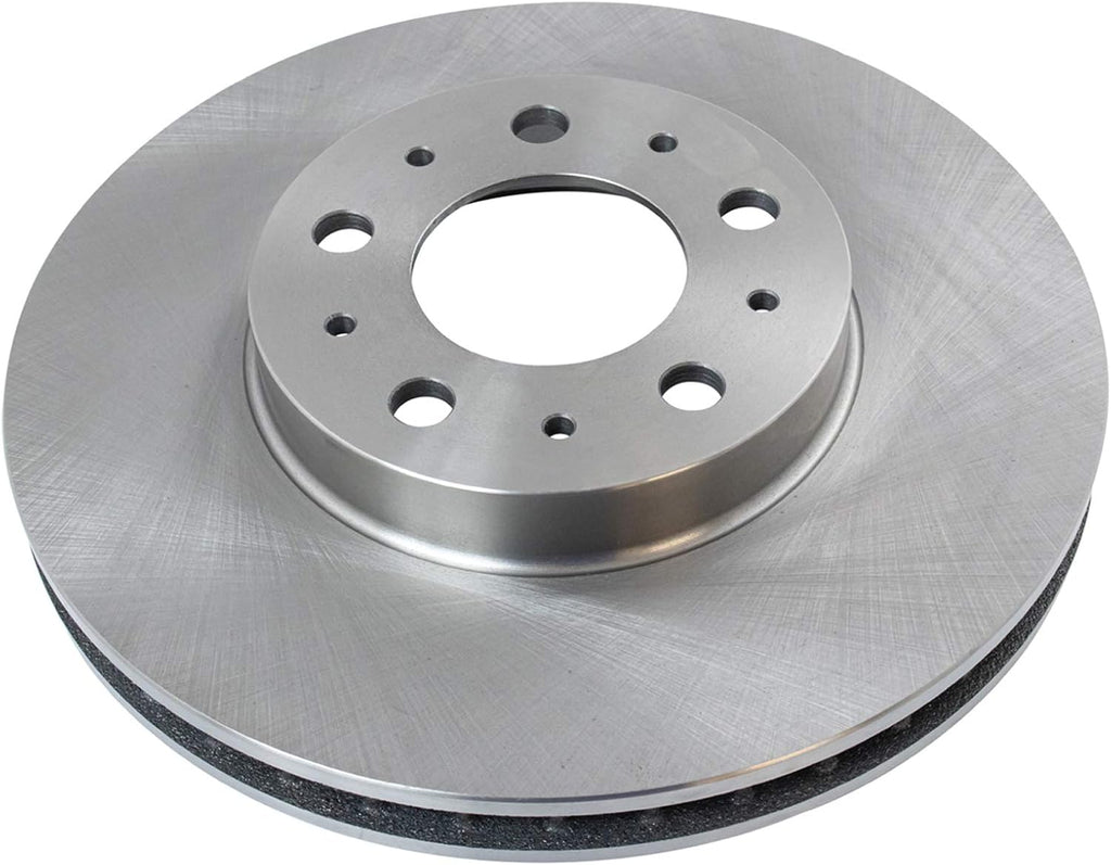 TRQ Front Brake Pad and Rotor Set Ceramic Vented Rotors 280mm Diameter Compatible with 1994-1997 Volvo 850 1998-2004 C70 1998-2000 S70 V70
