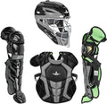 All-Star S7 Axis Ages 9 to 16 - Baseball Catching Equipment Kit (Includes Helmet, Chest Protector, Leg Guards), Meets NOCSAE