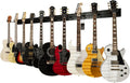String Swing Guitar Wall Rack, Guitar Stand Mulitple Guitars, Hanging Guitar Stand for Acoustic & Electric Guitars, 10 Heavy Duty Padded Arm Hangers & Black Slatwall Rail - MADE IN USA