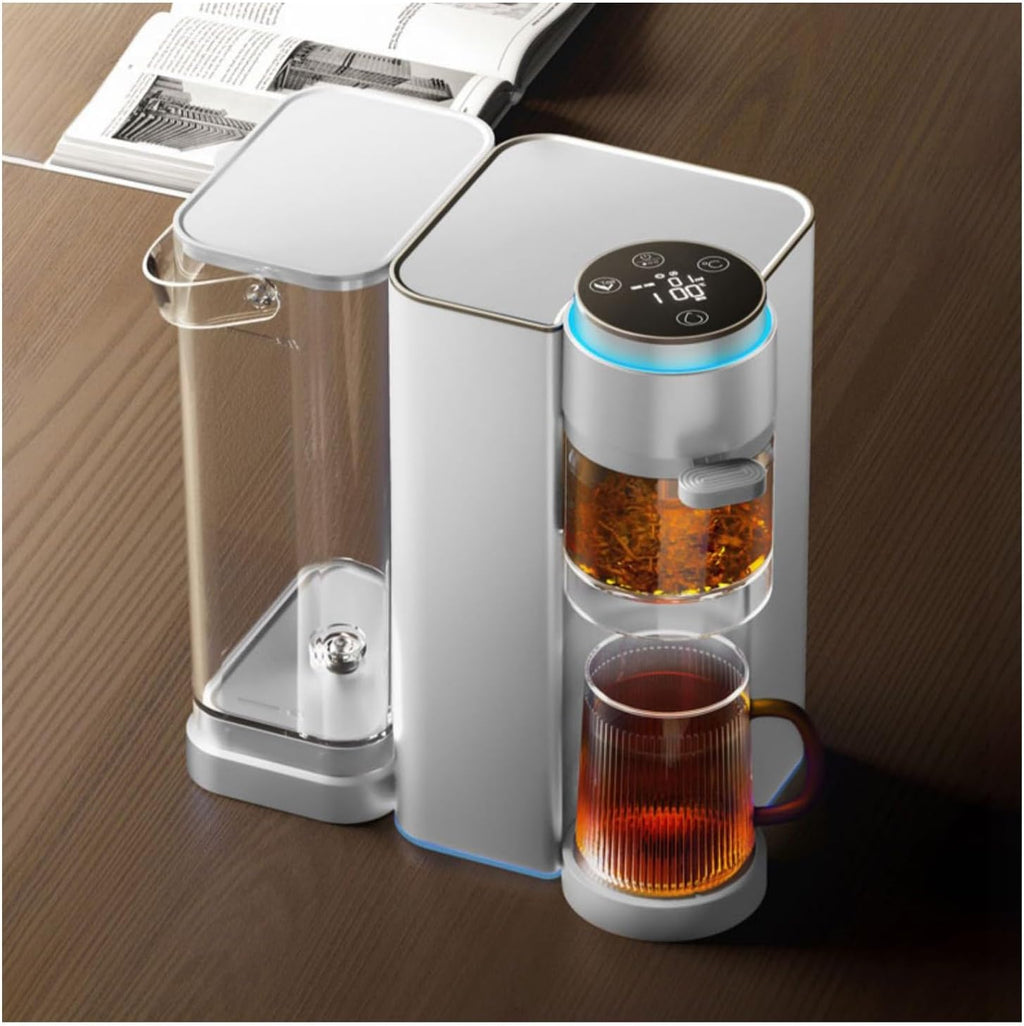 instant hot water dispenser Fully automatic household tea/coffee all-in-one smart hot water kettle capacity 2L(Color:a,Size:220V)