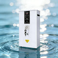 Commercial Step-Heating Hot Water Dispenser 50L/H 60L/H 80L/H Electric Water Boiler Machine,Wall-Mounted Combination Kettle for Milk Tea Shops Restaurants White-50L