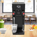 12L/3.2Gal Commercial Automatic Milk Frother, 2500W Electric Countertop Water Dispenser,Stainless Steel Boiler for Boba Tea, Hotel, Restaurant, Office Use Black-110V
