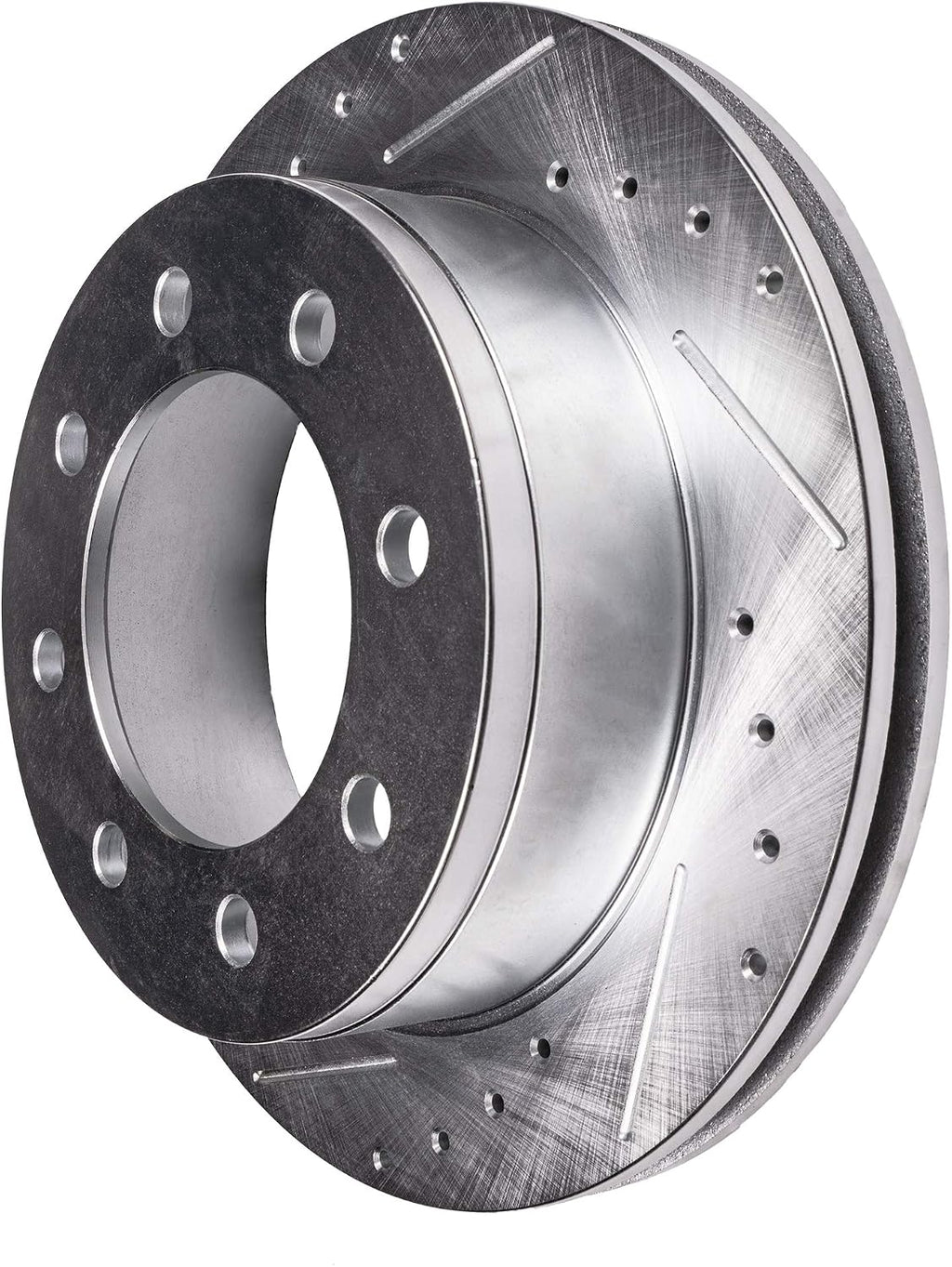 Detroit Axle - Front Brake Kit for 2011-2019 Chevy GMC Silverado Sierra 2500 3500 HD 16-19 Suburban 3500 HD Drilled & Slotted Disc Brake Rotors Replacement Ceramic Brakes Pads