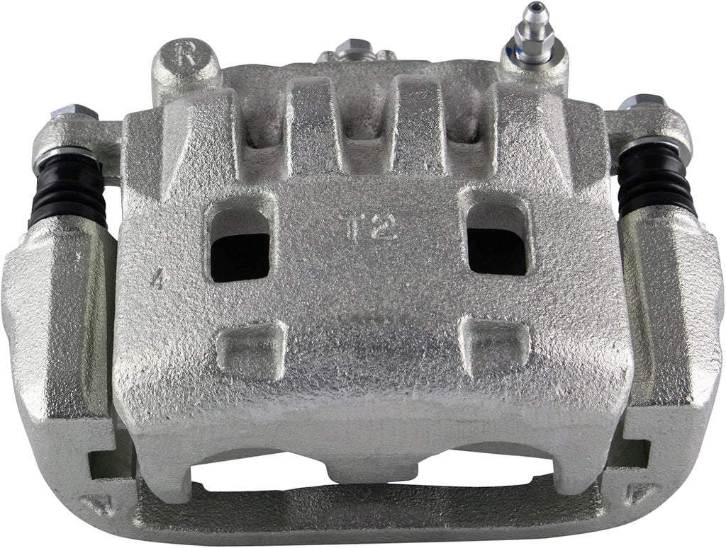 TRQ Front Brake Pad and Rotor Set Ceramic Vented Rotors Calipers Compatible with 2003-2008 Subaru Forester 2003-2005 Impreza Outback 2002-2005 Legacy 2003-2006 Baja 2005-2006 Saab 9-2X