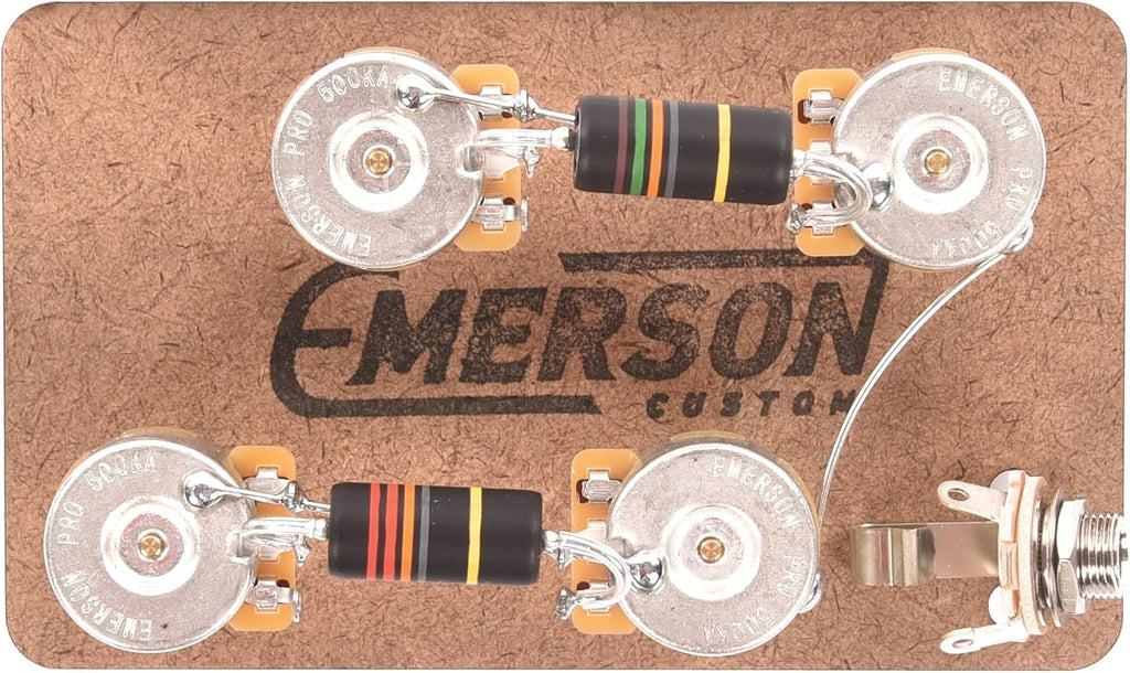 Emerson Custom Prewired Kit for Gibson Les Paul Guitars - Long Shaft