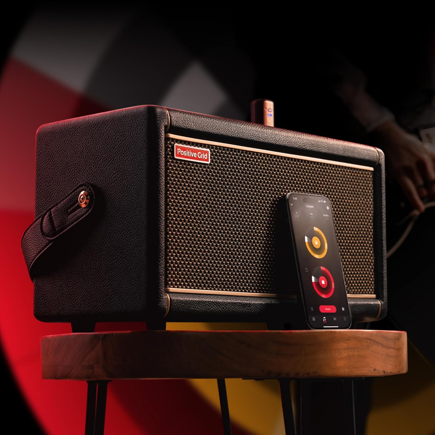 Positive Grid Spark 2 50W Smart Guitar Practice Amp & Bluetooth Speaker with Built-in Looper, AI Features & Smart App for Electric, Acoustic, & Bass Guitar