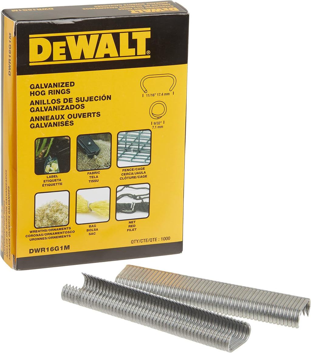 DEWALT Hog Ring Pliers Kit,Includes Pliers and 1000 Ring Pack (P7DW),(Pack of 10)