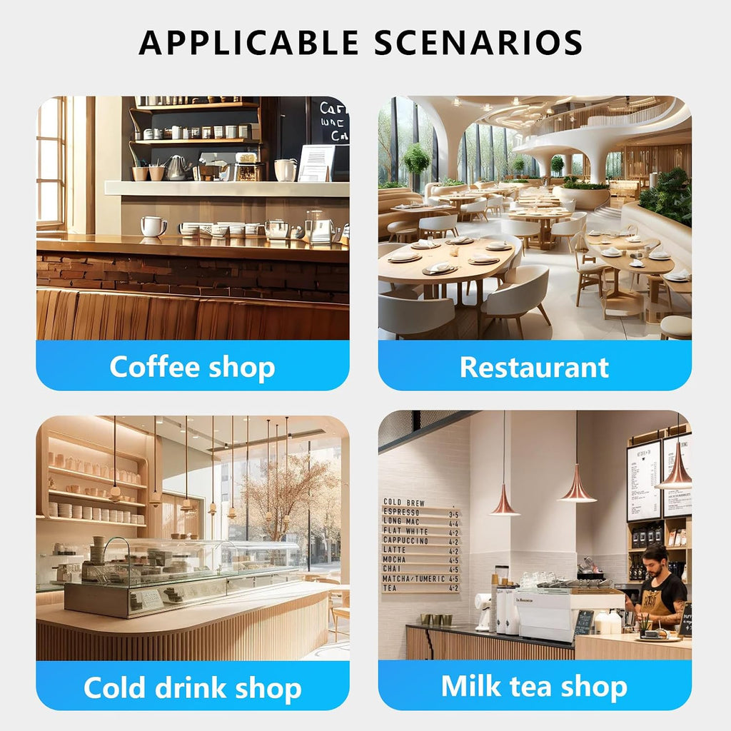 Commercial Hot Water Dispense Boiler, 45L/H,Electric Countertop Heating Boiler,Adjustable Temperature 40-100°C,for Tea,Dessert Shop,Hotel (White) B