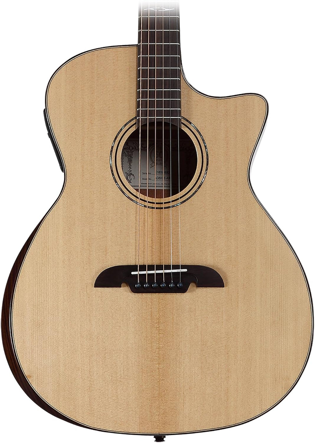 Alvarez 6 String Acoustic-Electric Guitar, Grand Auditorium (AG60CEAR)