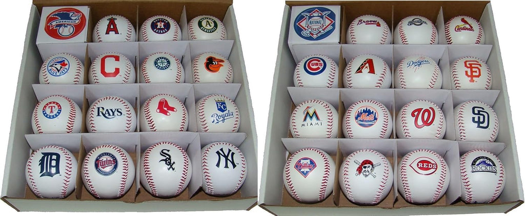 All 30 MLB Teams Rawlings 'The Original' Team Logo Baseballs