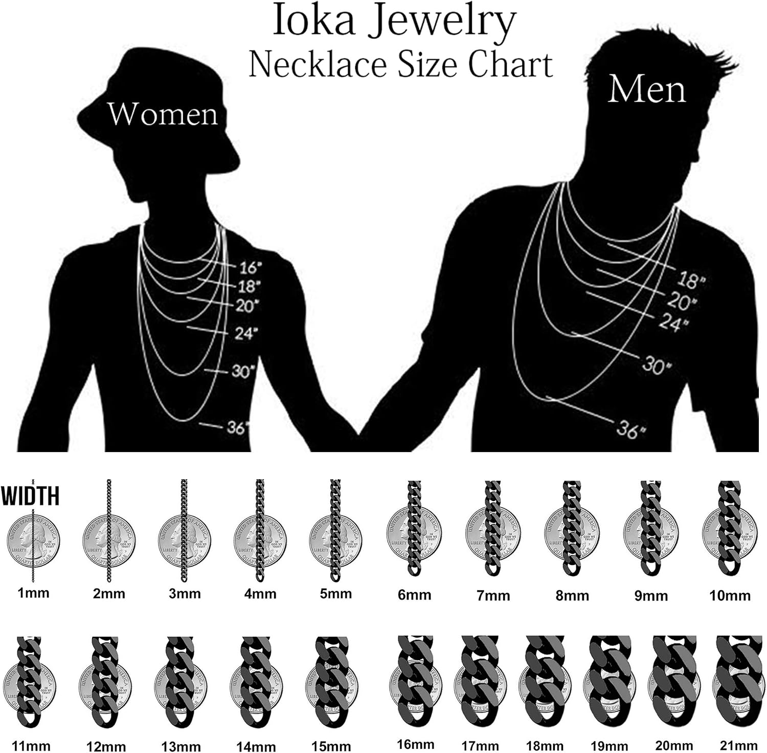Ioka 14K Yellow Gold Our Lady of Guadalupe Cubic Zirconia CZ Charm Pendant with 1.5mm Valentino Chain Necklace