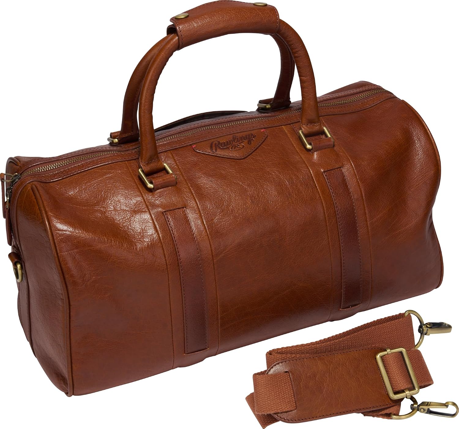 Rawlings | Leather Weekender Duffle Bag Collection | Genuine Leather | Multiple Styles & Colors