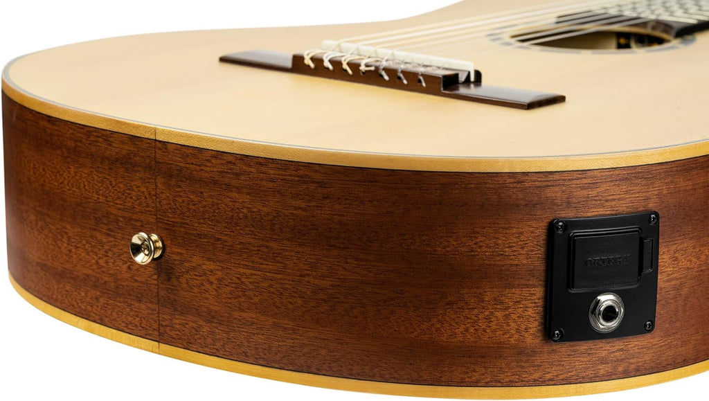 Family Series Pro 7-String Solid Top Acoustic-Electric Nylon Classical Guitar w/Bag
