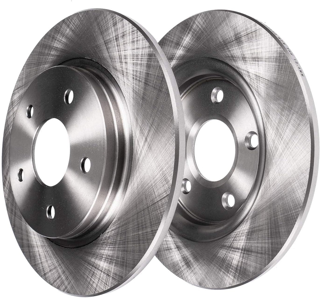 Detroit Axle - 10pc Brake Kit for 13-16 Lincoln MKZ, 2013 2014 2015 2016 Disc Brake Rotors Ceramic Brakes Pads Replacement : 12.44' inch Front and 12.44' inch Rear Rotors