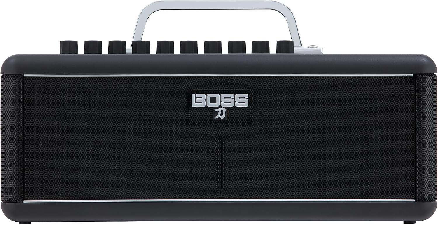 BOSS Katana-Air | Wireless Compact Desktop Amplifier for Guitar, Bass & Acoustic-Electric Guitar & Bass | 5 Amp Characters | Acclaimed Katana Amp & Effect Tones | WL-T Transmitter with Motion Sensing