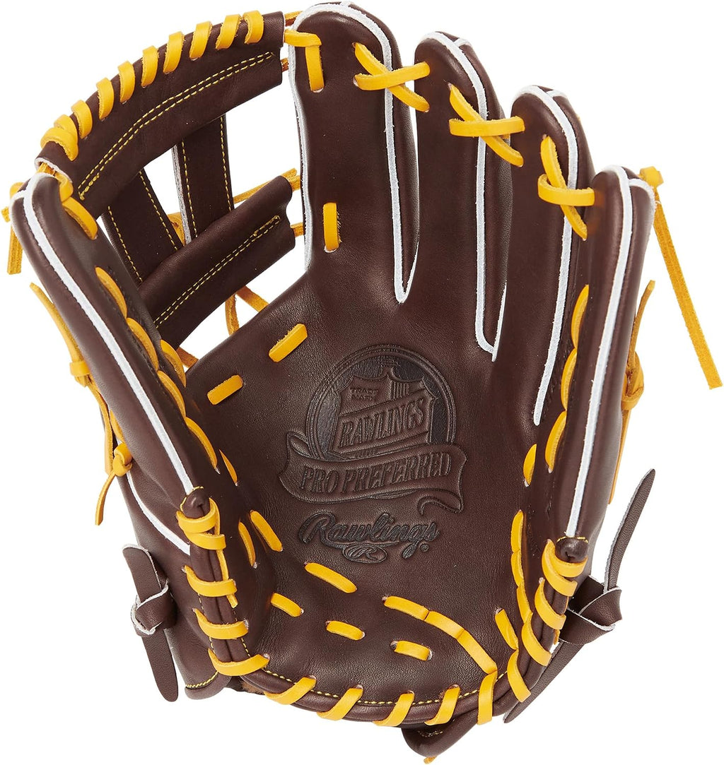 Rawlings Baseball Adult Glove Hard [Infielder] PRO PREFERRED - FS Style- GH4PRNP6FS Size 12' *Right Throw (Left Handed)