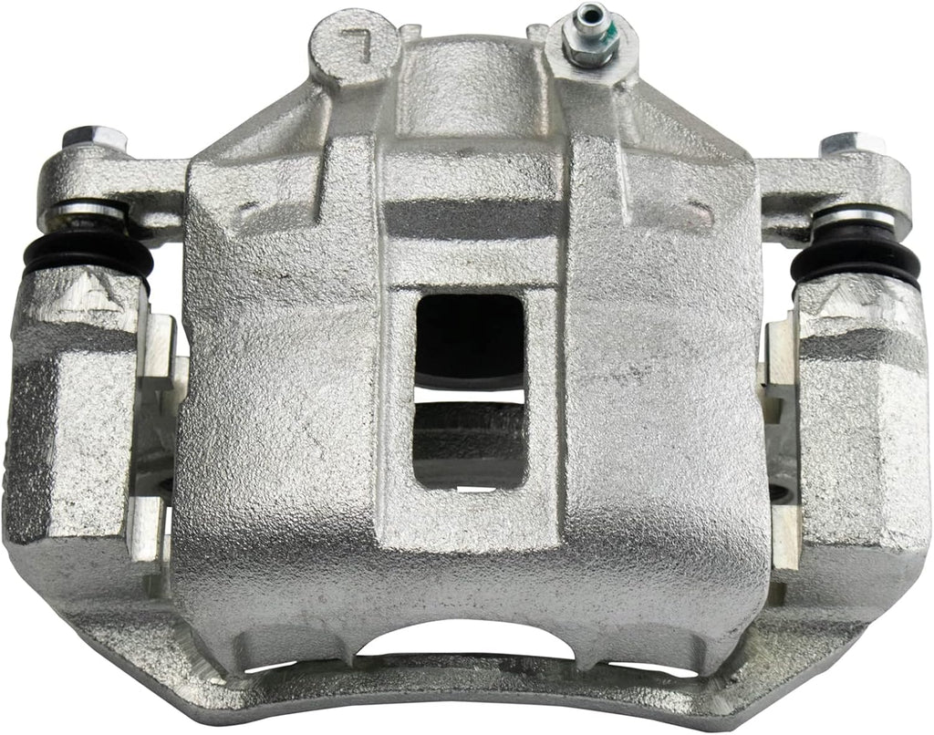 TRQ Front Brake Pad and Rotor Set Ceramic Vented Rotors Calipers Compatible with 2012 Kia Rio