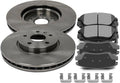 SCITOO Front 12.64' Brake Pads and Rotors Kits Fit For Buick Allure/LaCrosse/Regal,For Chevy Equinox/For Malibu/Impala/Malibu Limited,For GMC Terrain,For Saab 9-5