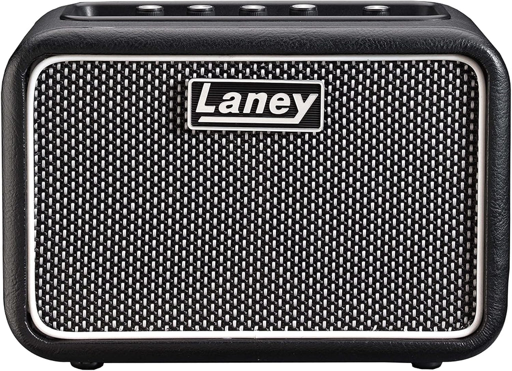 Laney MINI-ST-SUPERG Battery Powered Stereo Guitar Amp with Smartphone Interface, Black