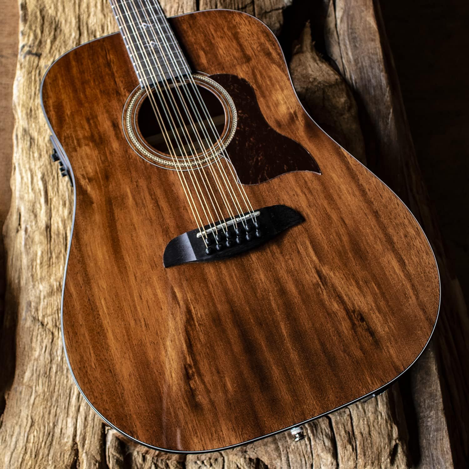 Sawtooth Mahogany Series 12-String Solid Mahogany Top Acoustic-Electric Dreadnought Guitar Right-Handed