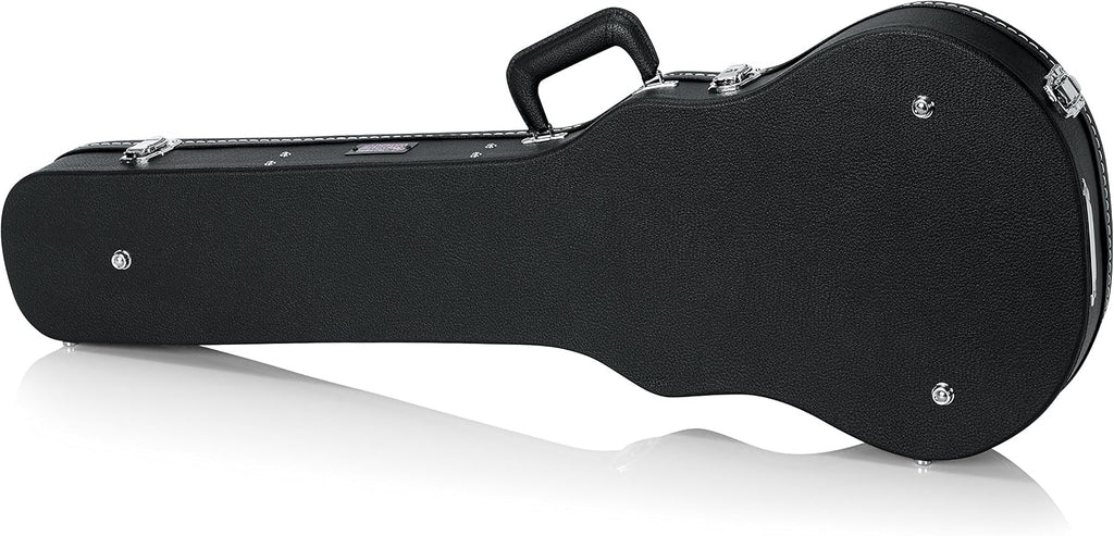 Gator Cases Deluxe Wood Hard-Shell Case for Les Paul Electric Guitars (GW-LPS)