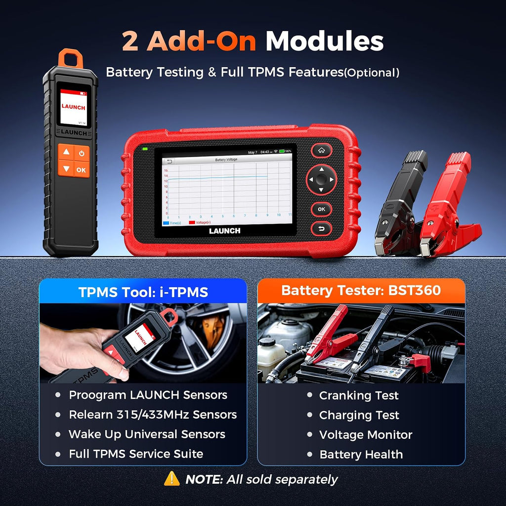 Launch OBD2 Scanner CRP123X V3.0 Elite, 2026 Lifetime Free WiFi Update Scan Tool, FCA SGW, CANFD&DoIP, SAS/Throttle/Brake/BMS/D-P-F/Oil/ABS Service Multi Systems Car Scanner, Battery Test, Auto VIN