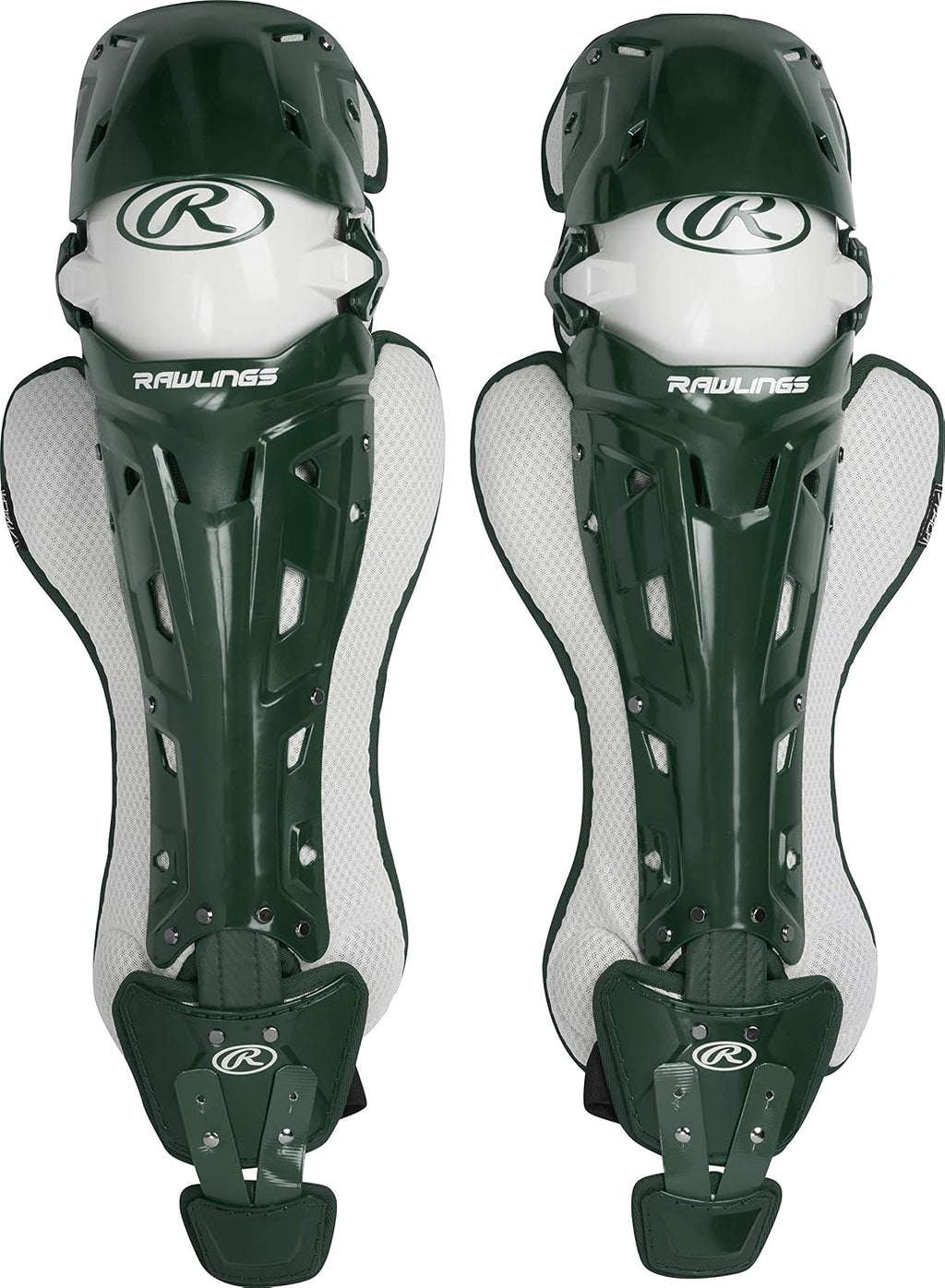 Rawlings Rawlings | MACH Catcher's Leg Guards | Baseball | NOCSAE Certified | Adult & Intermediate Sizing | Multiple Colors