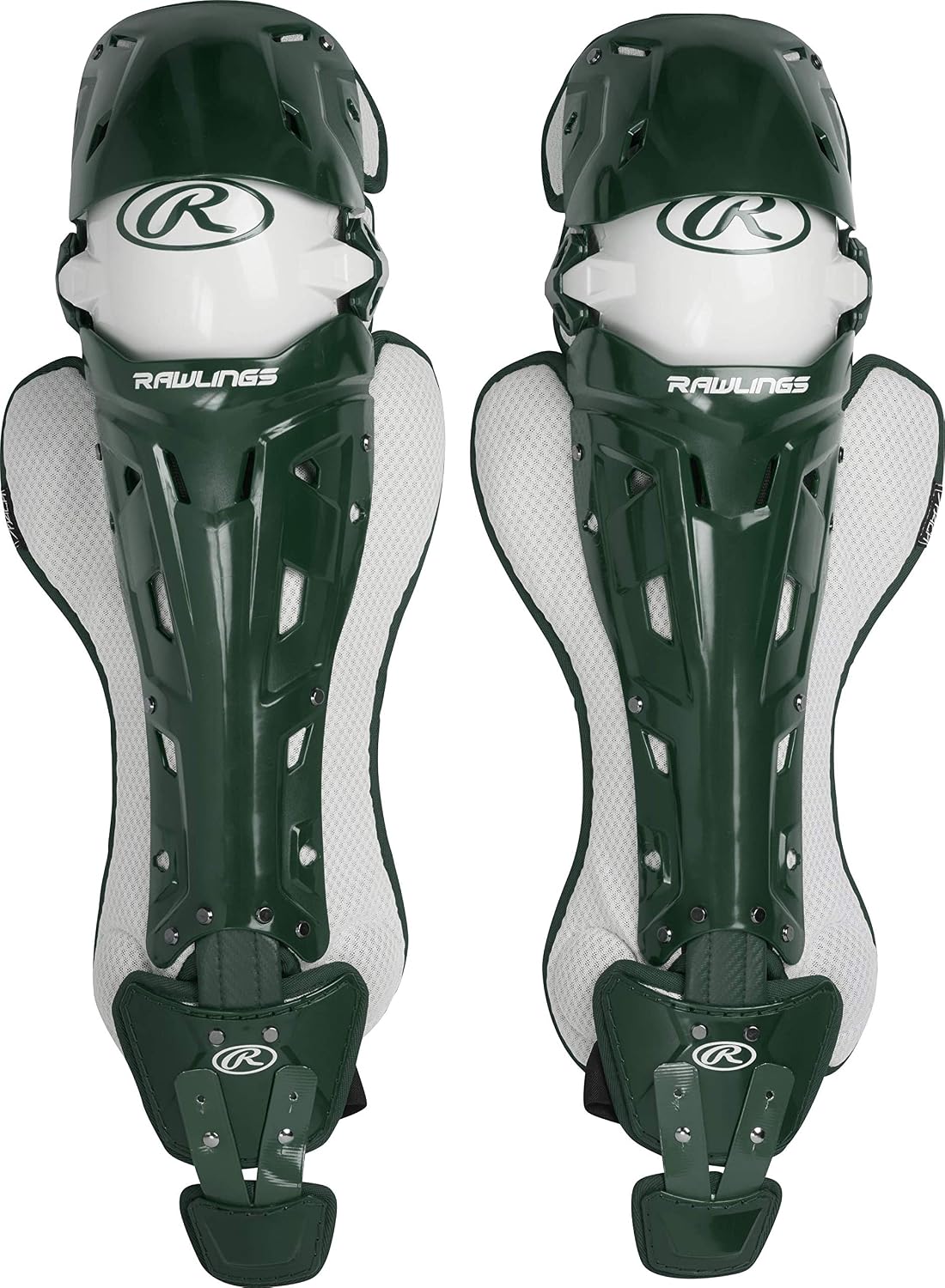 Rawlings Rawlings | MACH Catcher's Leg Guards | Baseball | NOCSAE Certified | Adult & Intermediate Sizing | Multiple Colors