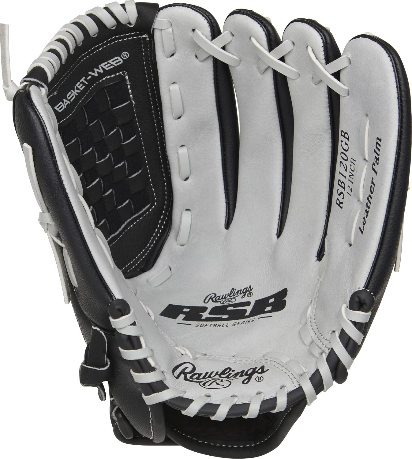 Rawlings, RSB Slowpitch Softball Glove, Left Hand Throw, 12' - Basket Web (Pack of 3)