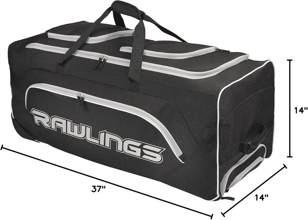 Rawlings | YADI Wheeled Catcher's Bag | Yadier Molina Model | Baseball/Softball