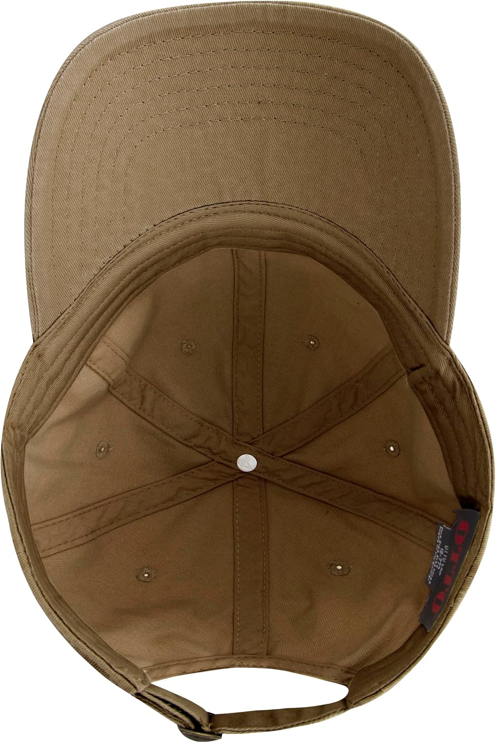 Otto 18-772 Premium Six Panel Low Profile Dad Hat - Bulk, Blank Caps