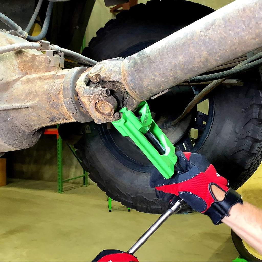 OEMTOOLS Medium Duty U Joint Puller for Trucks, Buses & Farm Equipment - Class 4-6, U Joint Removal Tool for Drivelines, U Joint Tool Removes Seized Bearing Cups, 24548