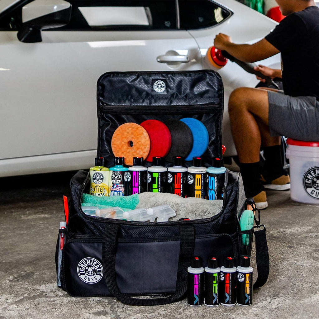 Chemical Guys ACC614 Detailing Arsenal Bag & Trunk Organizer, Large (Range Bag) 21' x 12' x 14' - Black