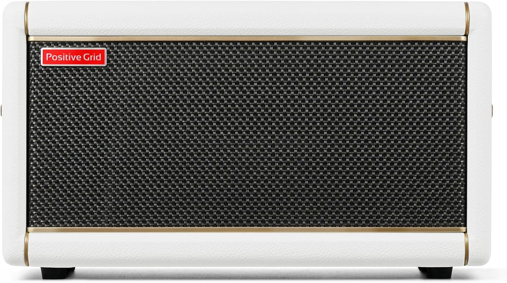 Positive Grid Spark 2 50W Smart Guitar Practice Amp & Bluetooth Speaker with Built-in Looper, AI Features & Smart App for Electric, Acoustic, & Bass Guitar – Pearl