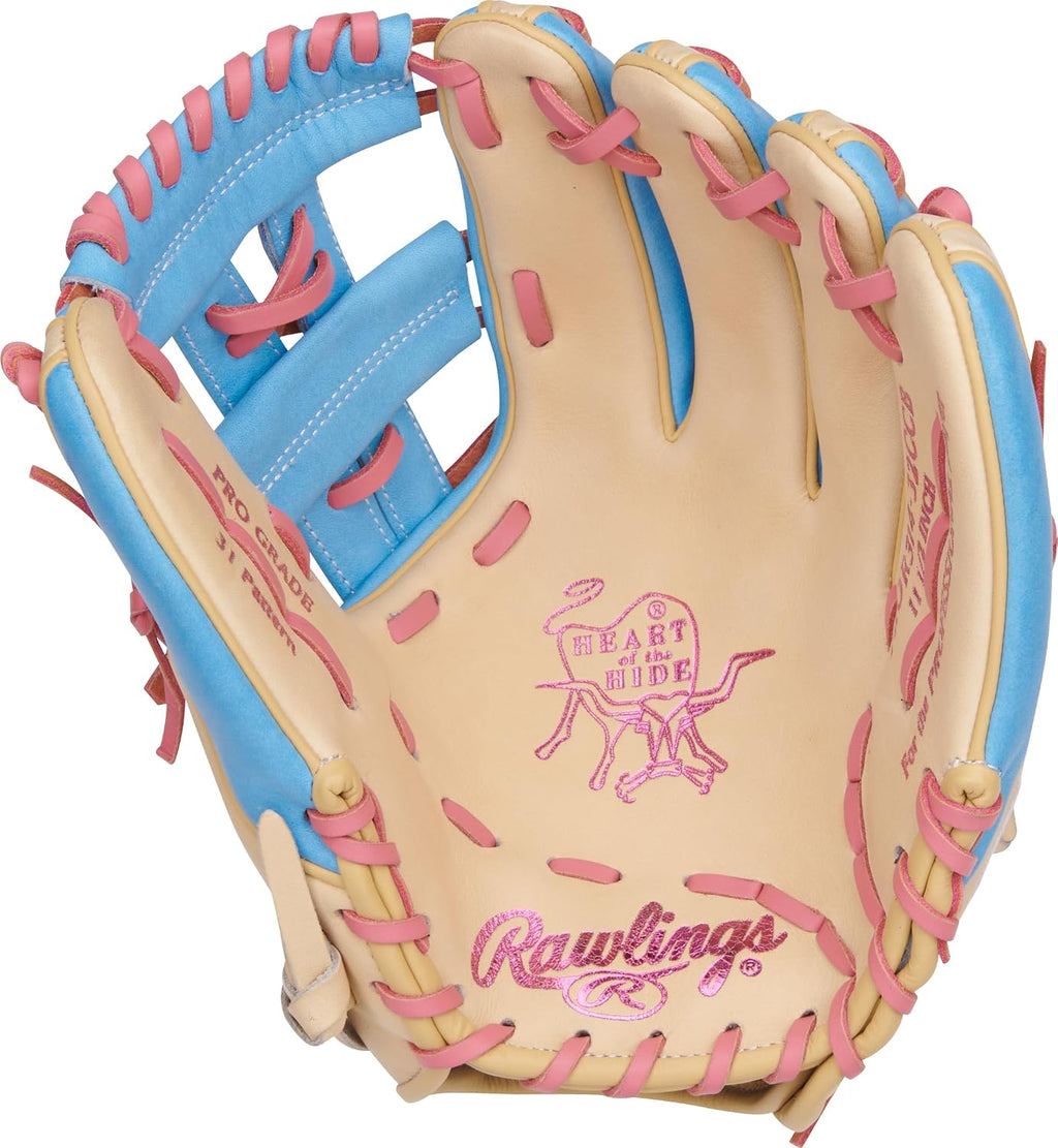 Rawlings| Heart of THE Hide Baseball Glove | Traditional Break-in | Sizes 11.25' - 12.75' | Multiple Styles